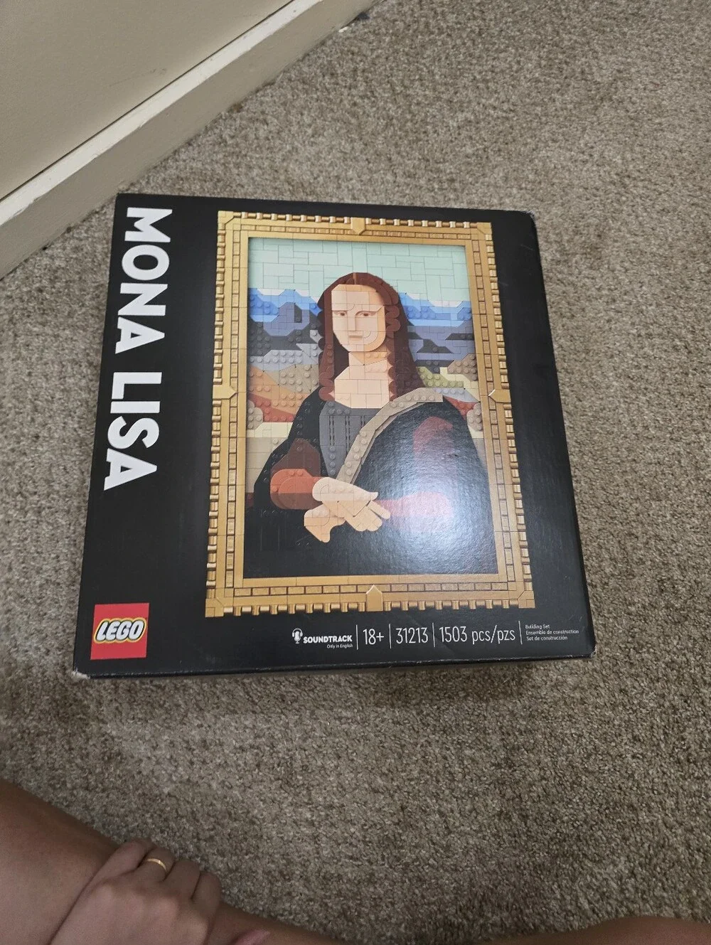 LEGO Mona Lisa Wall Art NIB